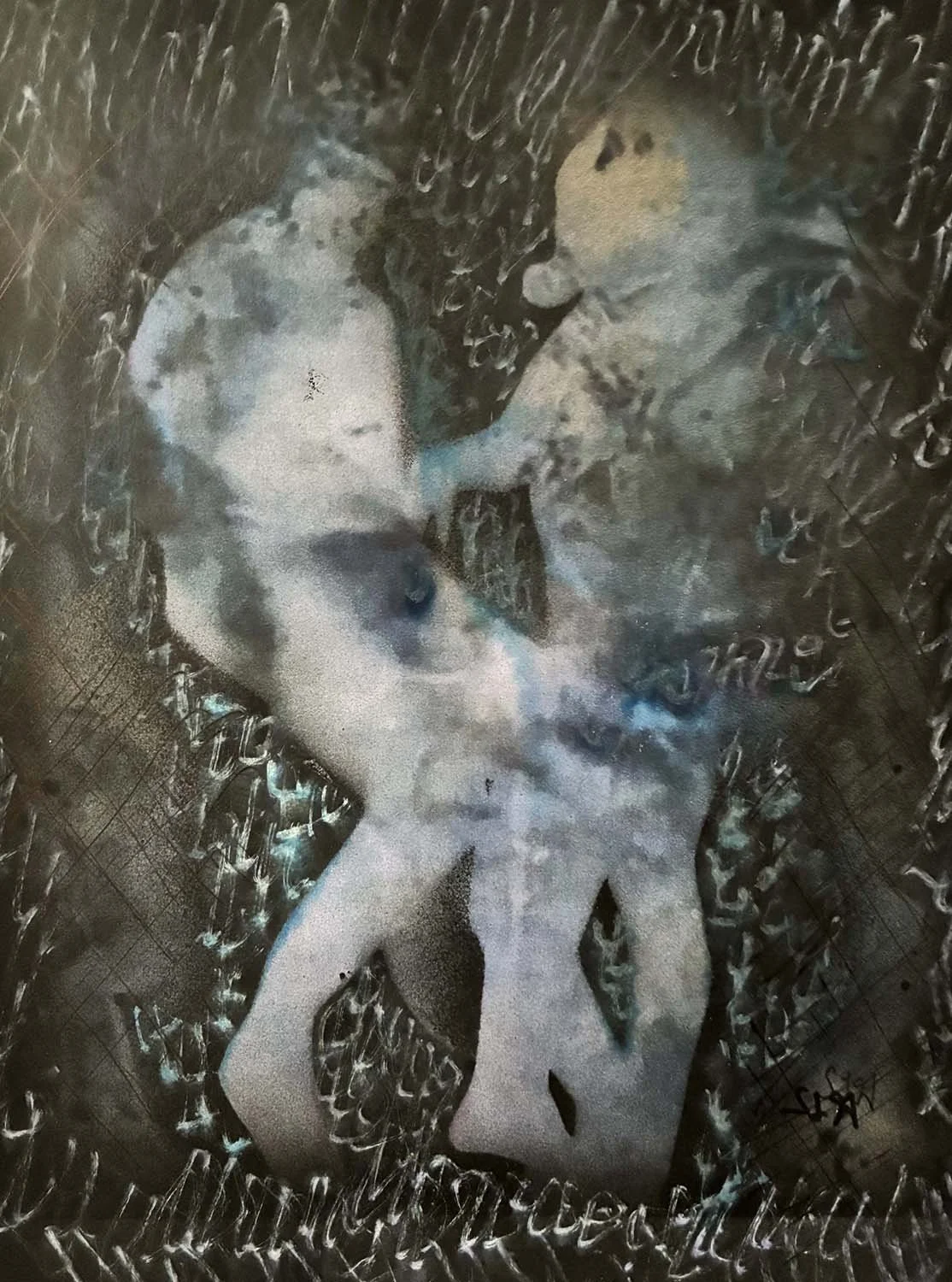  Dance  Mixed media on paper 8x11