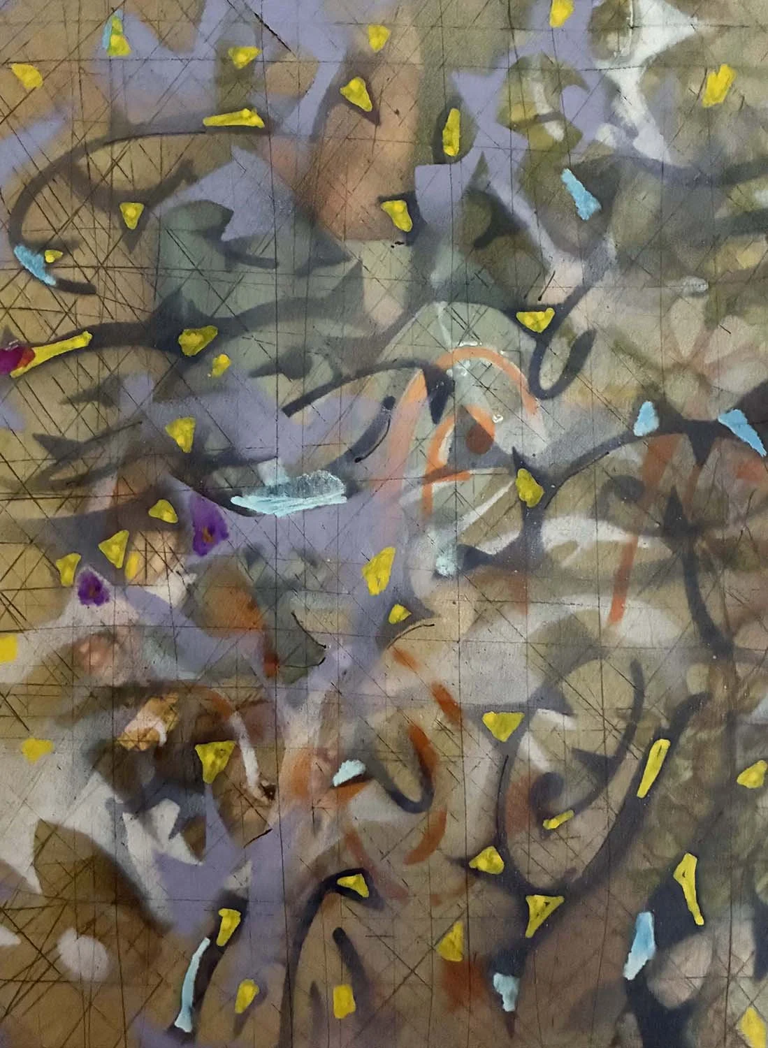 Life in Layers  Mixed media on paper 9x11