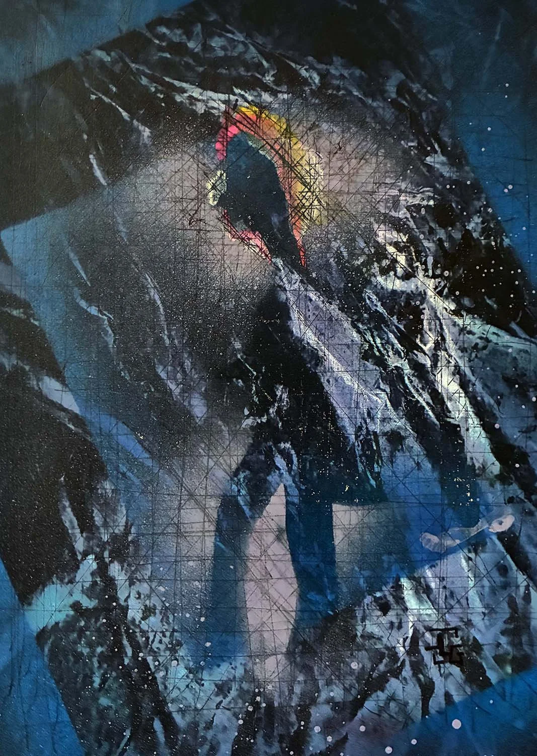  On the Way  Mixed media on paper 8x11