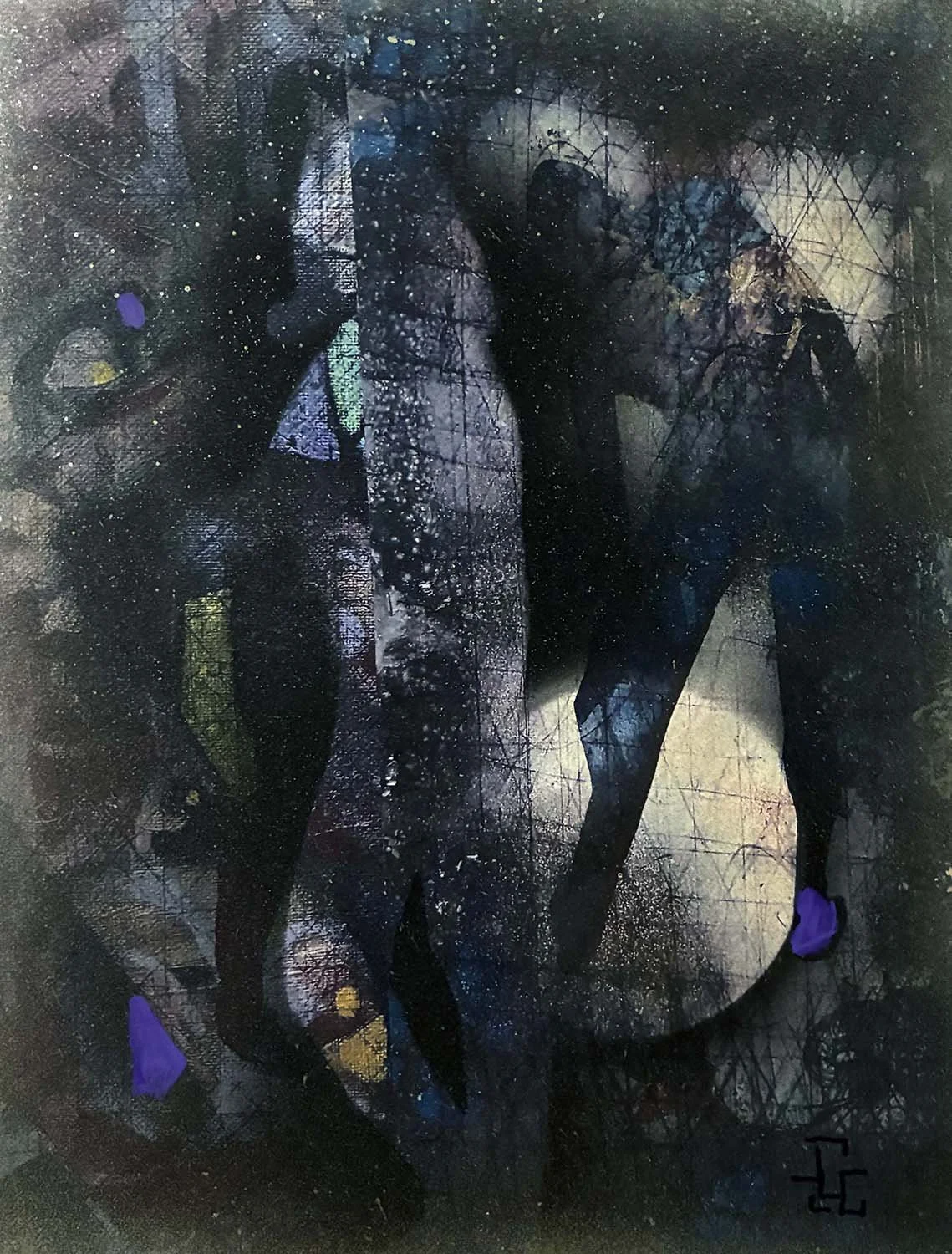  Preserved  Mixed media on paper 8x11