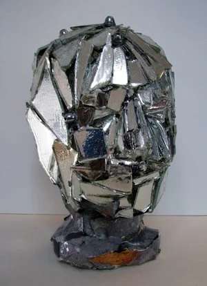  You  
Mirror fragments, found object 
8x19x14
