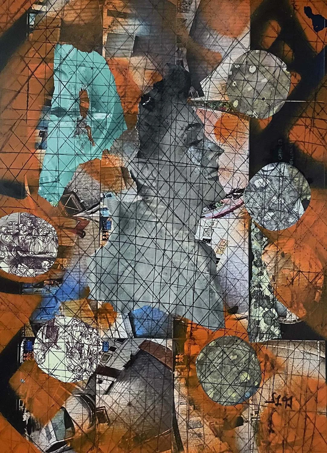 Profiled Painted collage 8x11