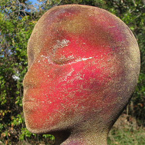  Thought  
Acrylic enamel, found object 
Sold