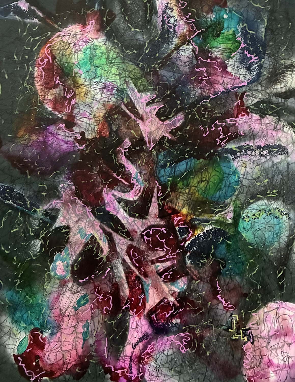  The Quest  Mixed media on paper 11x14