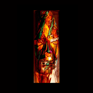  Enclosed  
Acrylic enamel, found object 
4x4x10