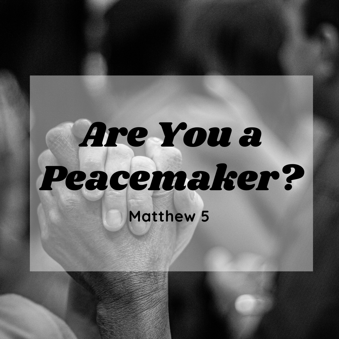 Are You a Peacemaker?