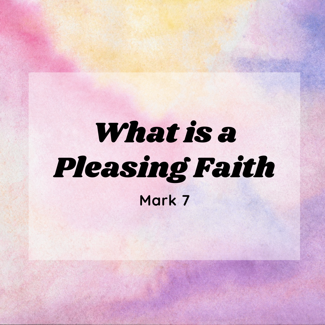 What Is A Pleasing Faith?