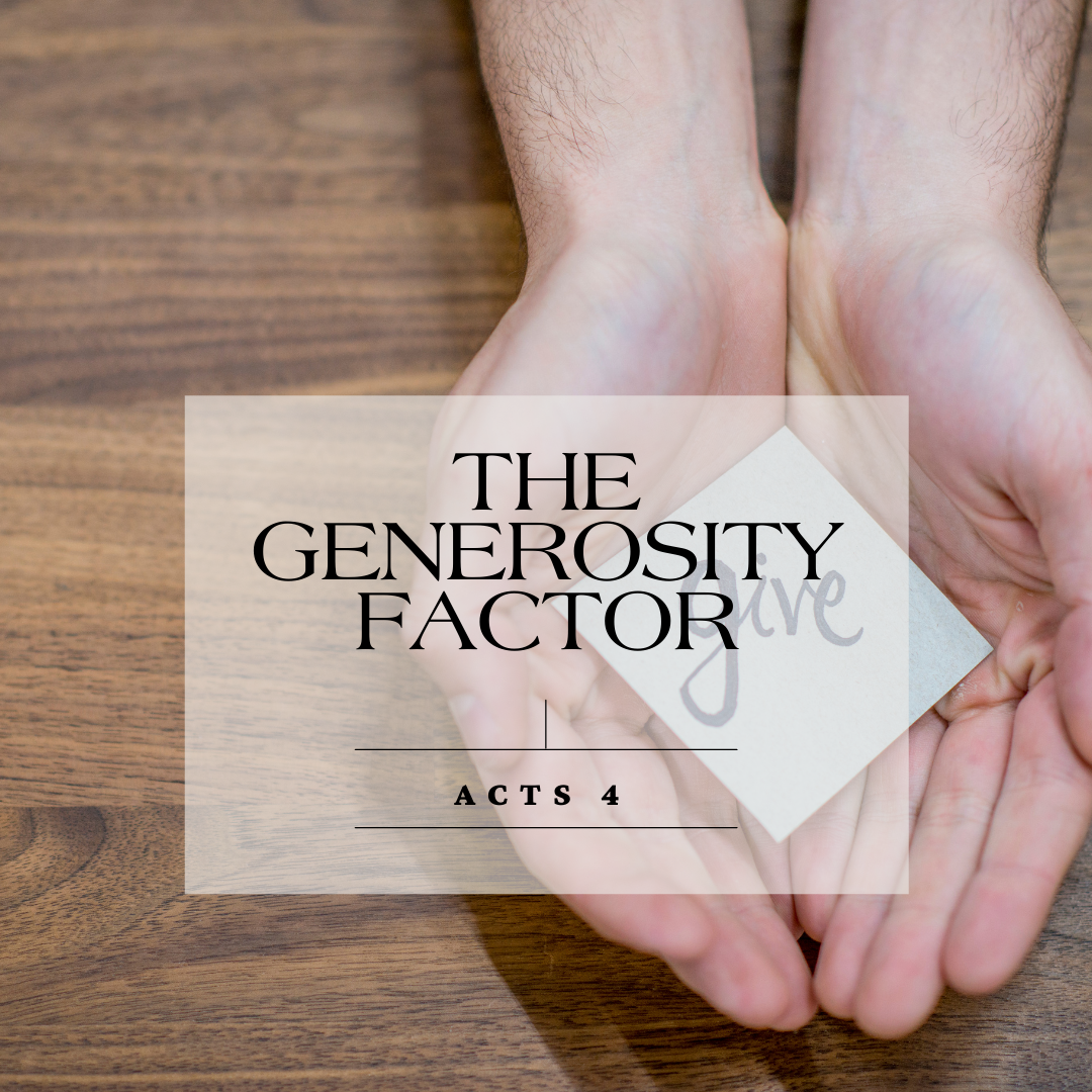 The Generosity Factor