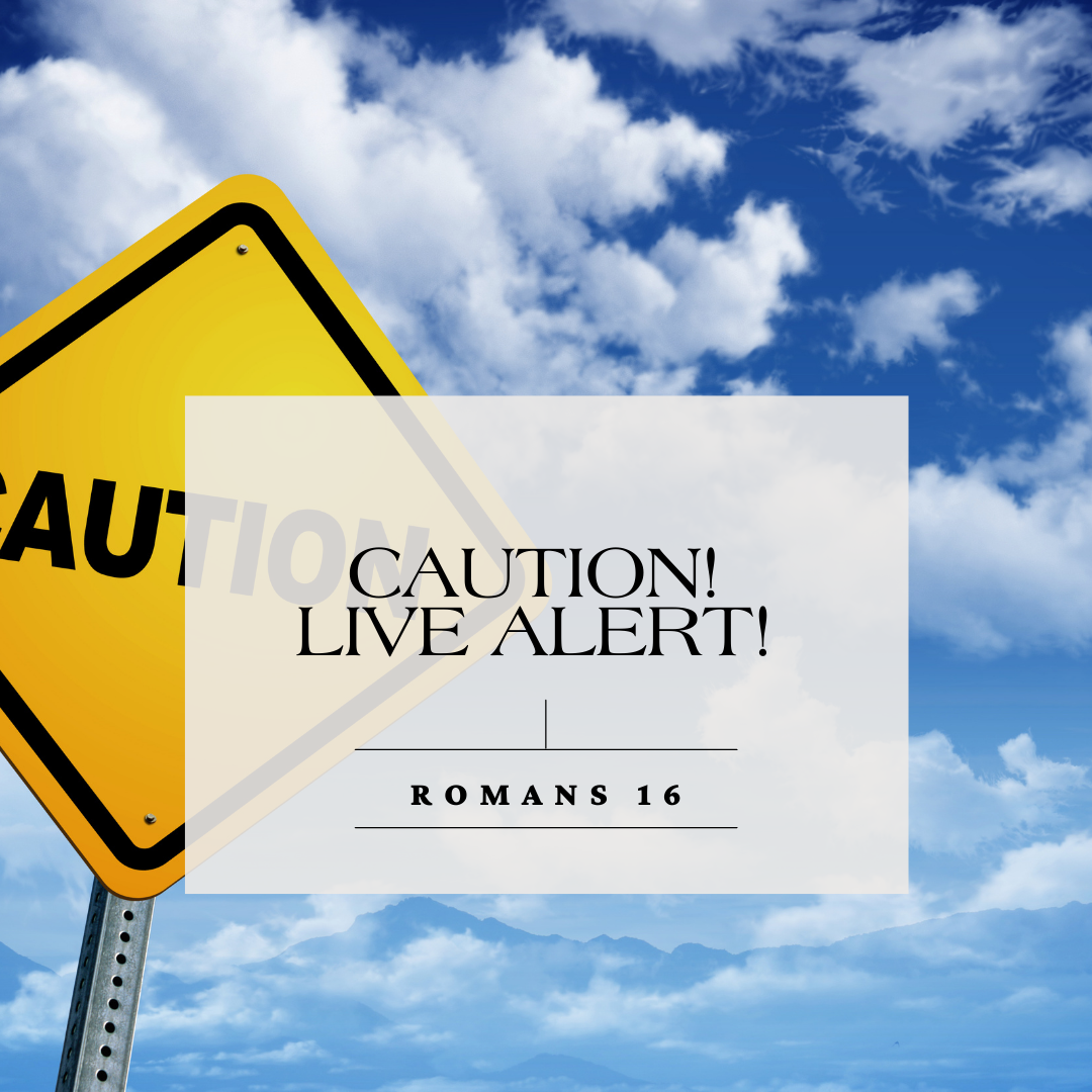 Caution! Live Alert!