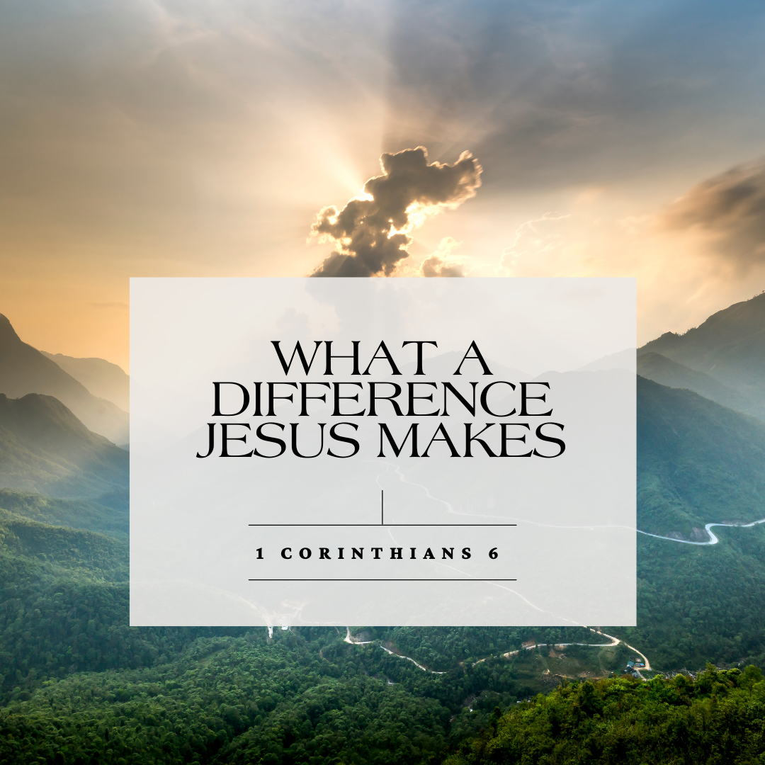What a Difference Jesus Makes