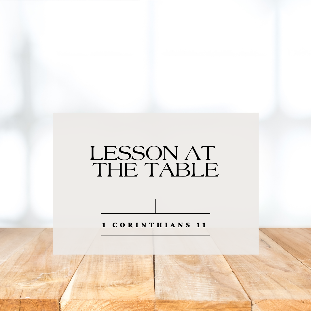 Lessons at the Table