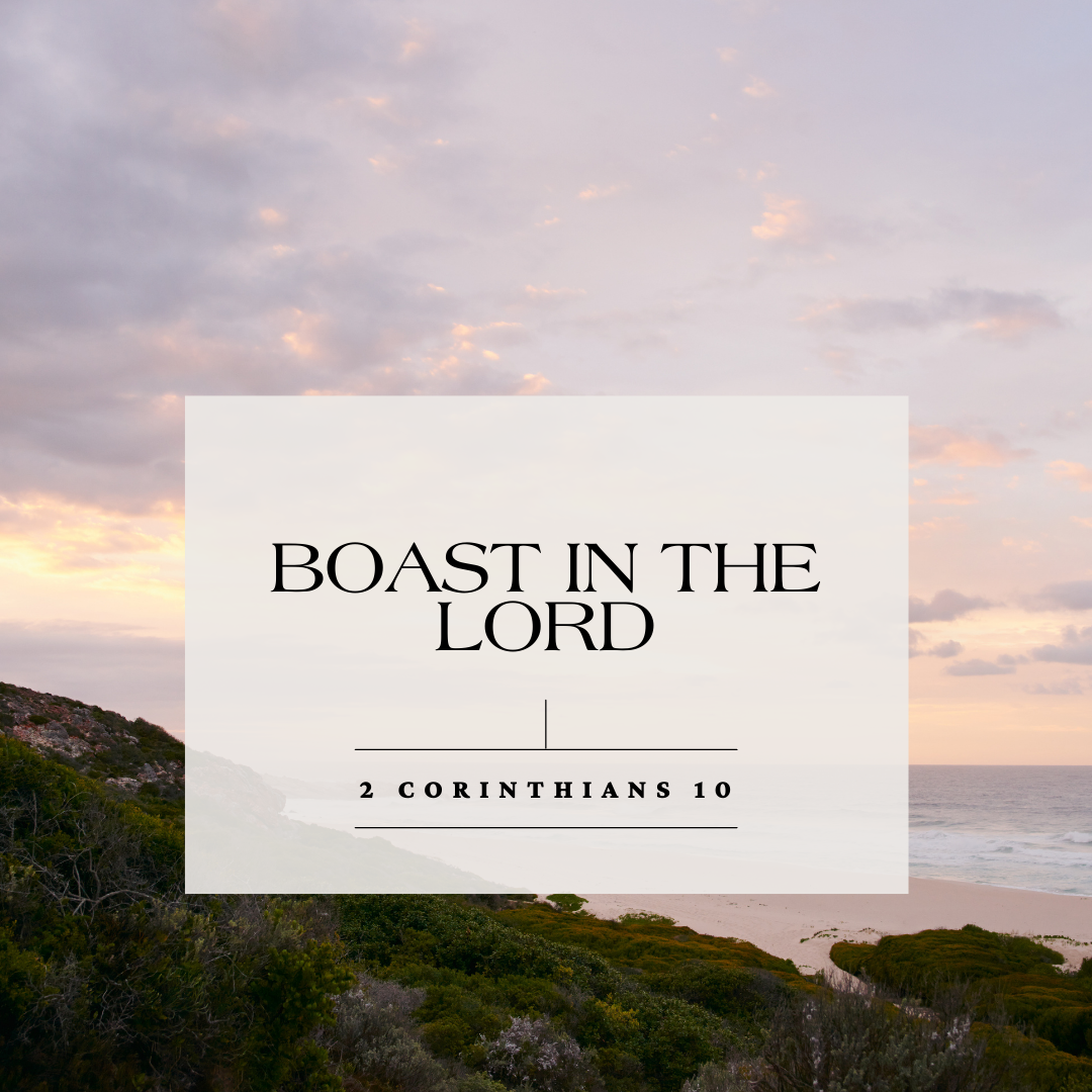 Boast in the Lord