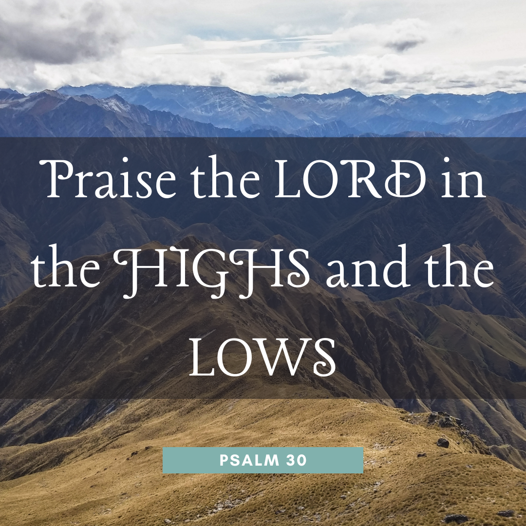 Worship the Lord in the Highs and the Lows
