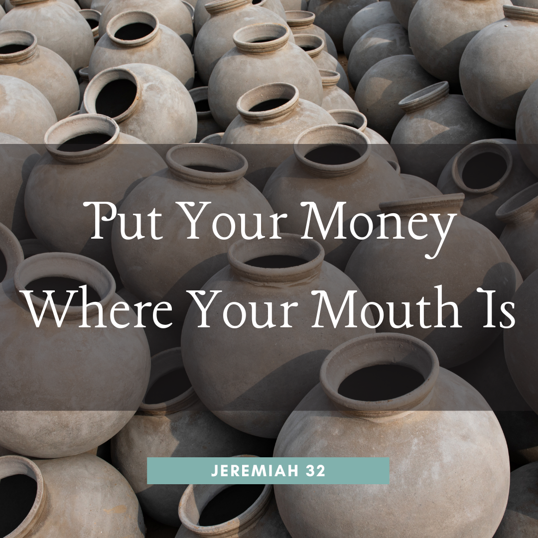 Put Your Money Where Your Mouth Is