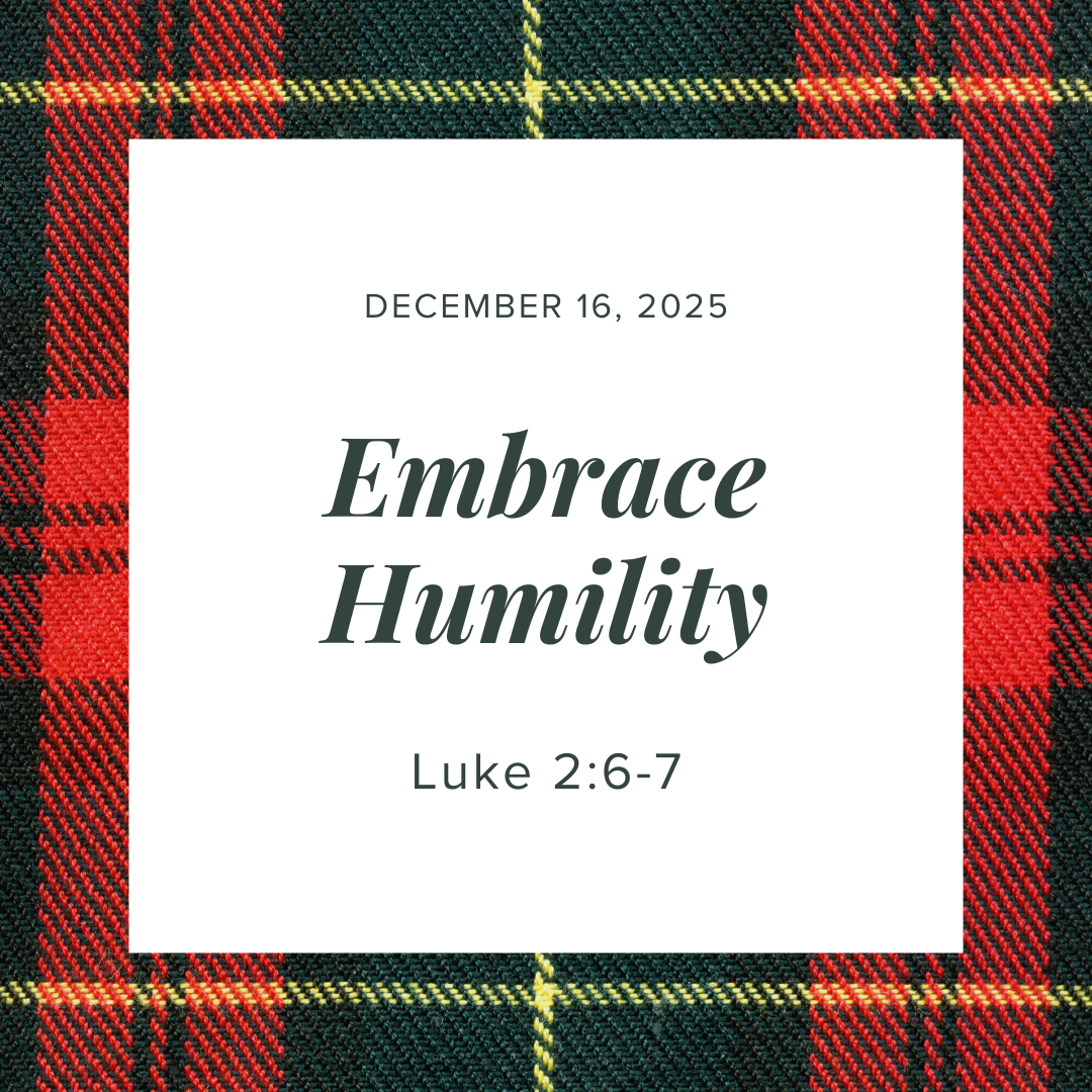Embrace Humility