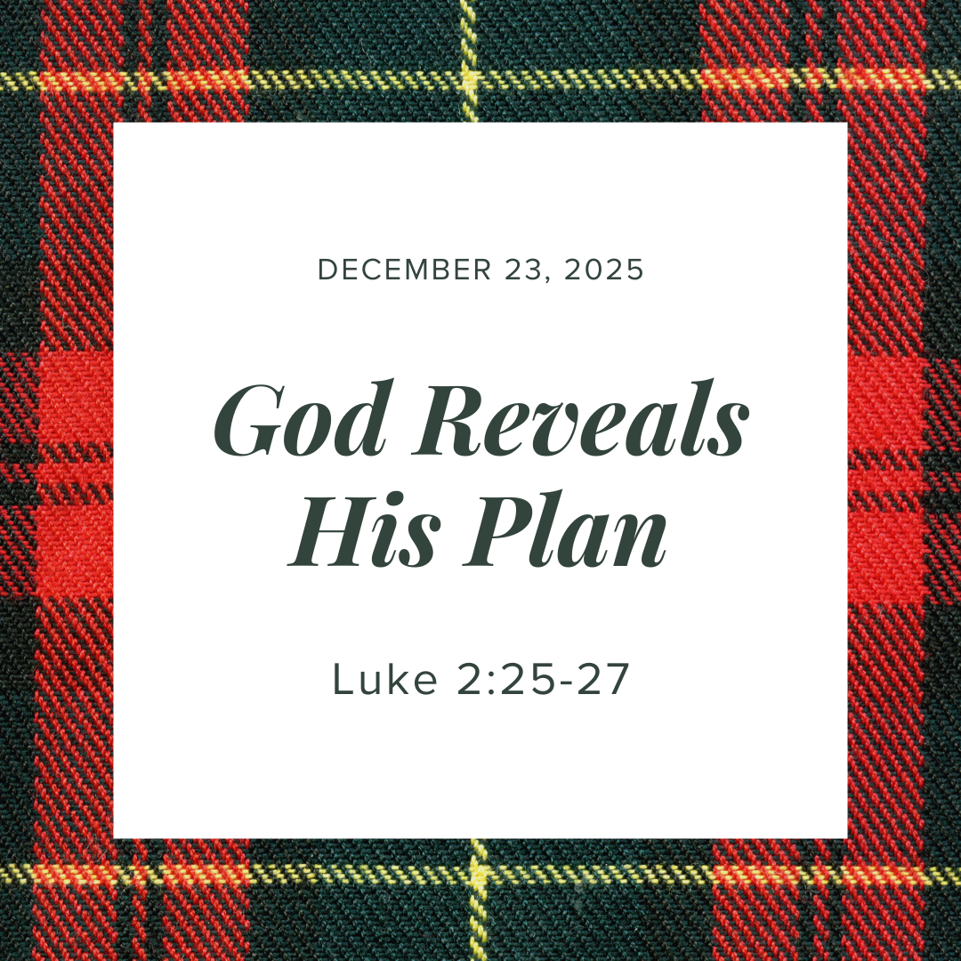 God Reveals His Plan