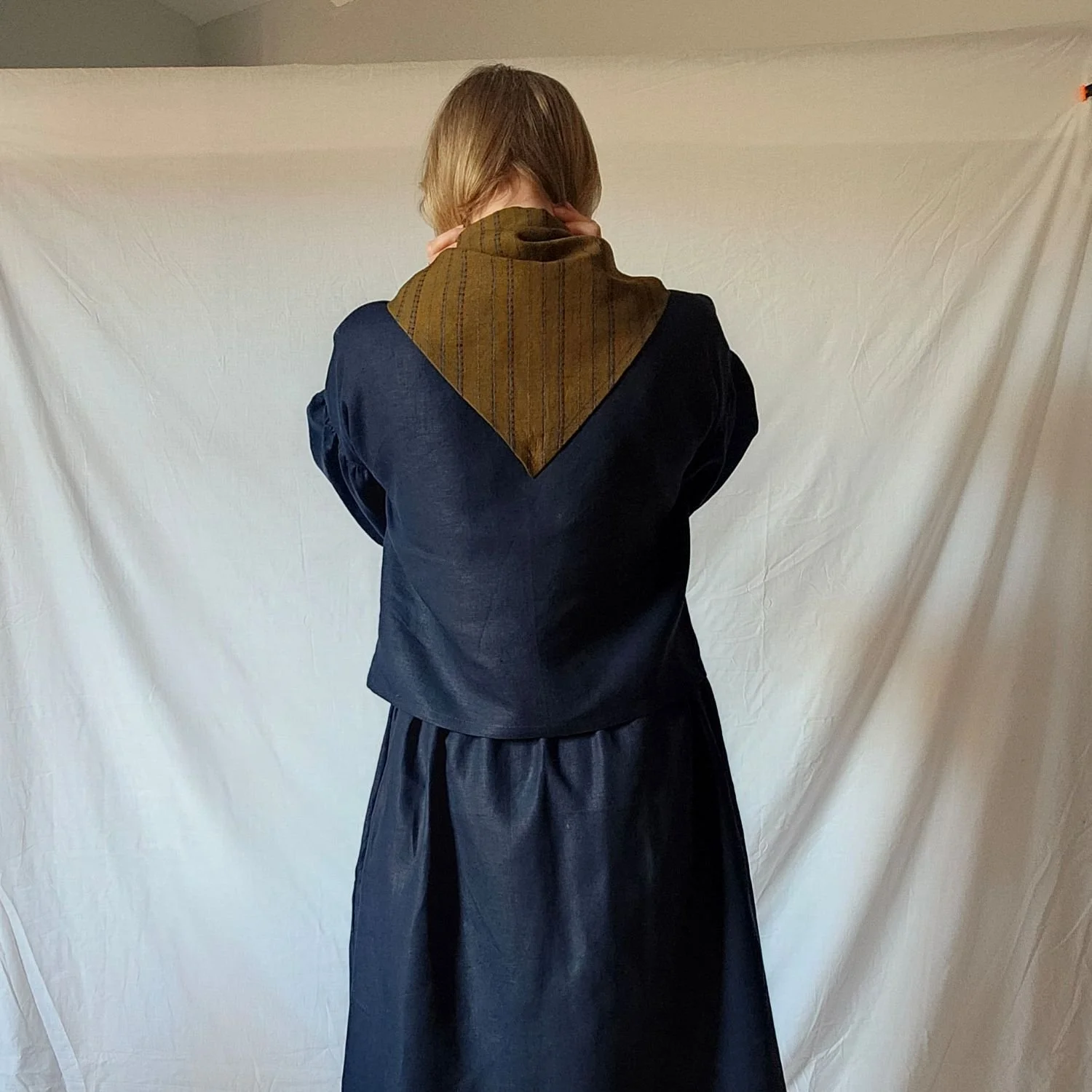 Hazel Stripe Neck Tie (back).jpg