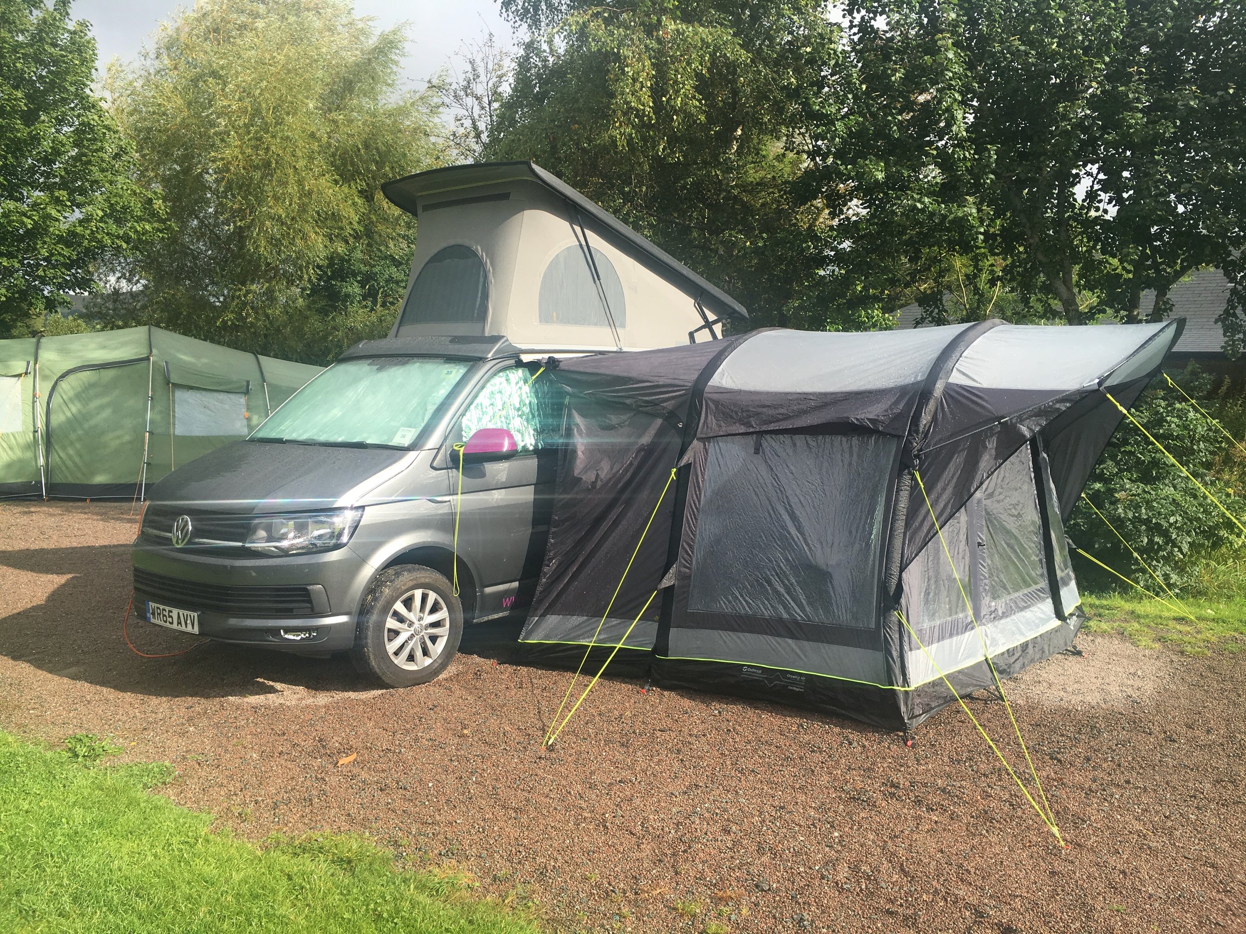 Sebastian, a 2016 model Volkswagen Transporter T6 hire vehicle