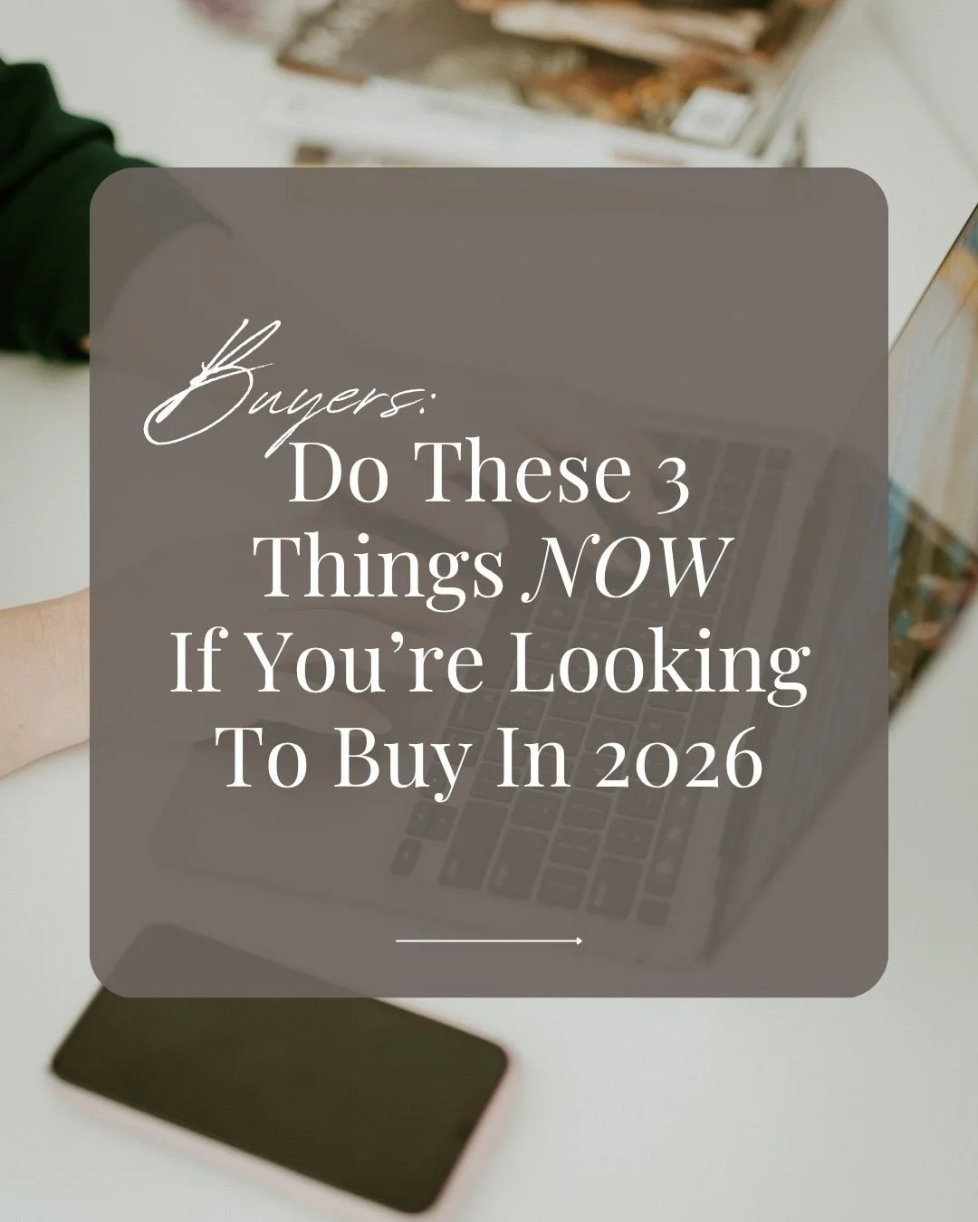 Ready to make a move next year? It&rsquo;s never too early to start prepping with these essential steps:⁠
⁠
1️⃣ Get Pre-Approved &ndash; The Key to a Strong Start⁠
⁠
2️⃣ Start Researching &ndash; Know What You Want and Where⁠
⁠
3️⃣ Find a Real Estate