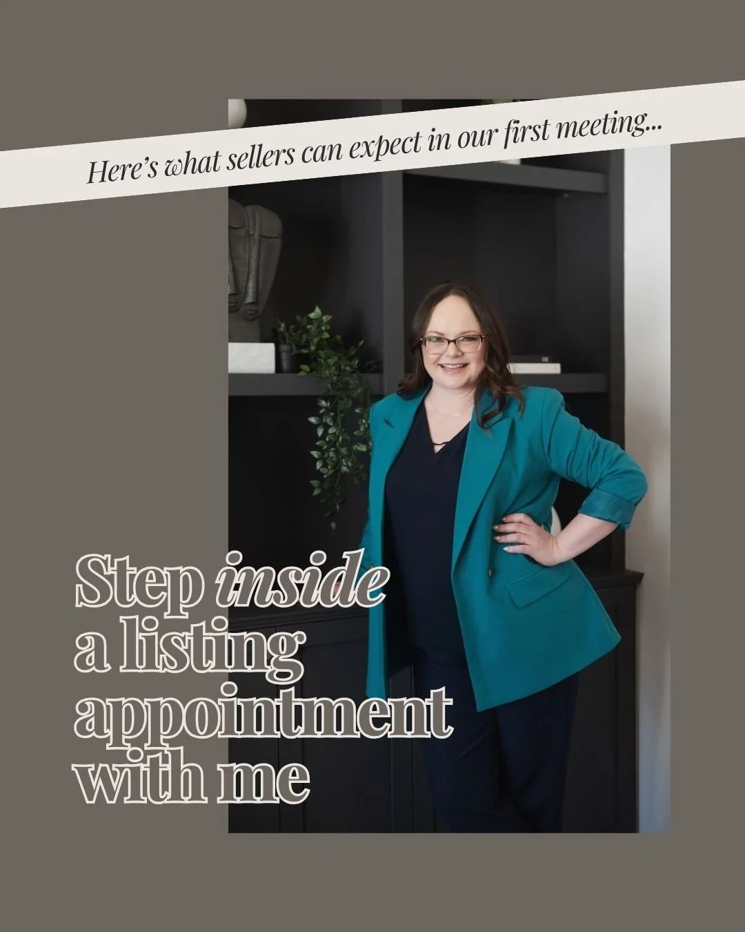 Ever wondered what actually happens in a listing appointment?⁠
⁠
Here&rsquo;s the inside scoop: we&rsquo;ll chat about your goals, tour your home together, review the market, and build a simple plan to sell your home confidently. ⁠
⁠
My job is to mak