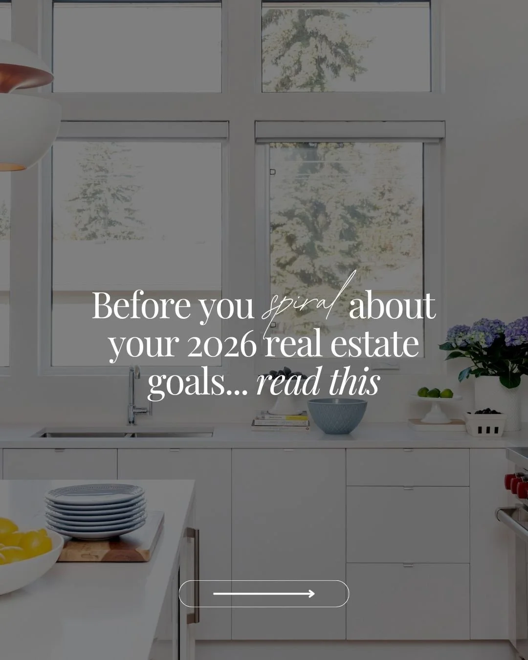 If you&rsquo;ve already stressed yourself out about your 2026 real estate goals&hellip; take a breath. This is your reminder that you don&rsquo;t need everything figured out before winter is even over. 

Most people don&rsquo;t know where to start an