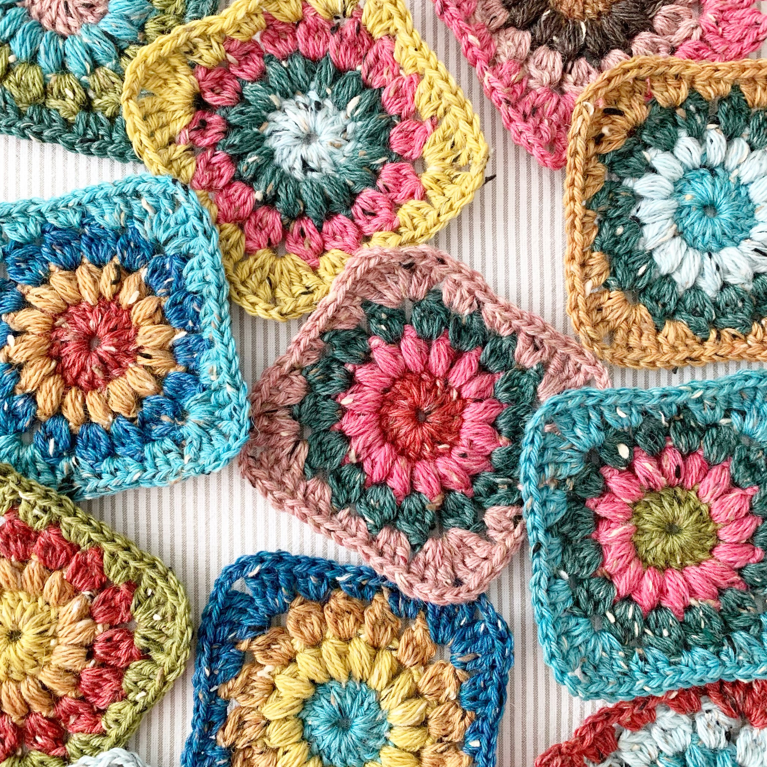 Hygge Burst Granny Square Pillow Pattern — NautiKrall Crochet