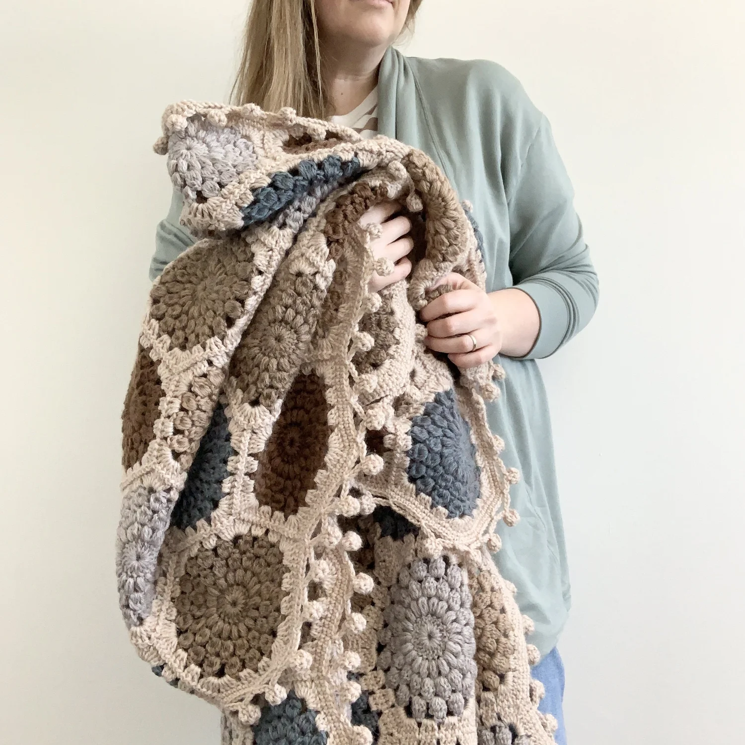 Coastline Sunburst Hexie Blanket Pattern — NautiKrall Crochet