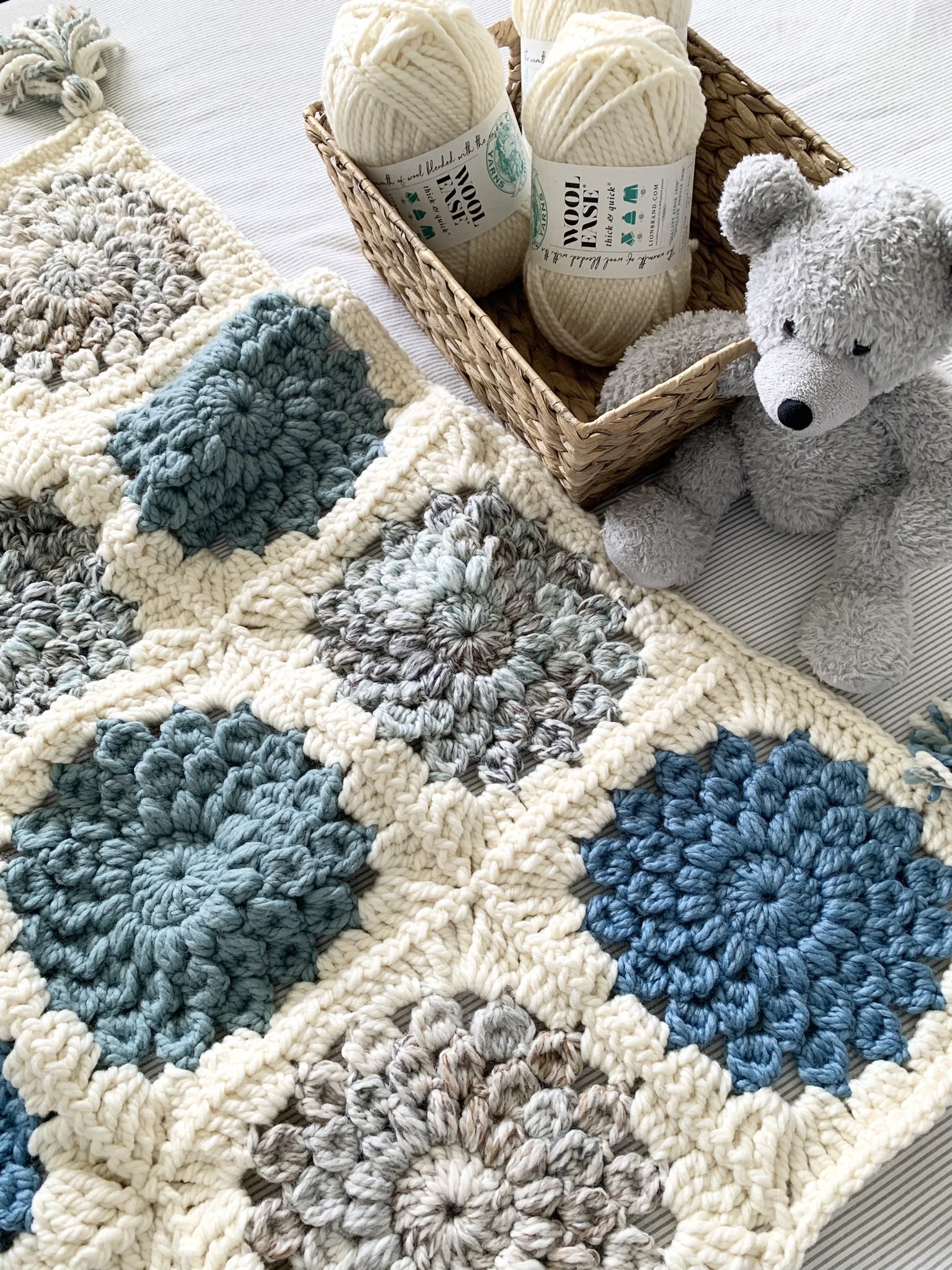 Lion Brand Baby Soft Throw Project