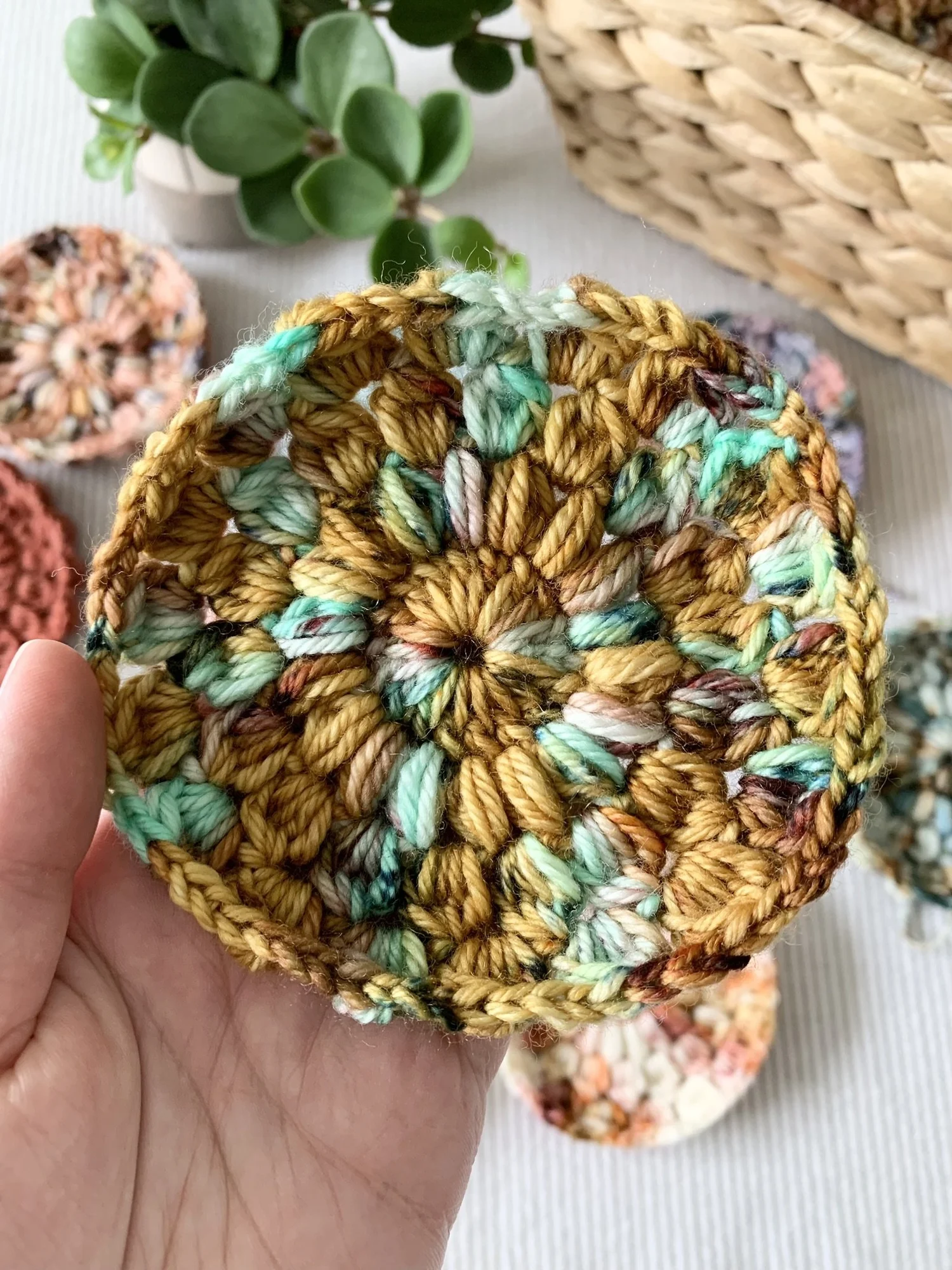 Coastline Hexie Blanket Pattern x Terracotta Collection by Hue