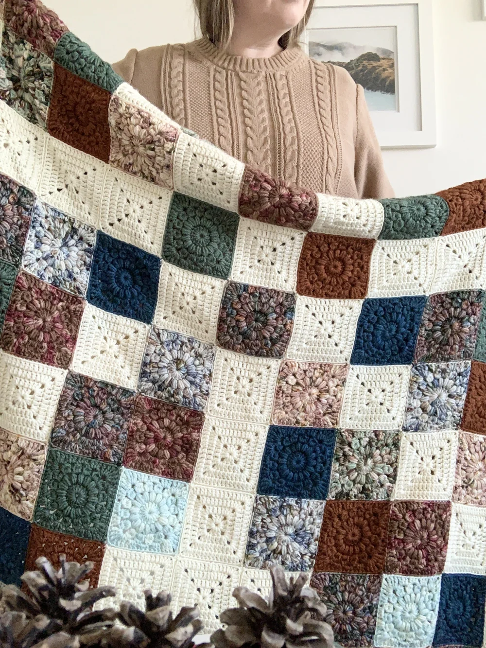 Nordic Star Sunburst Blanket Pattern x Cozy in Colorado Collection