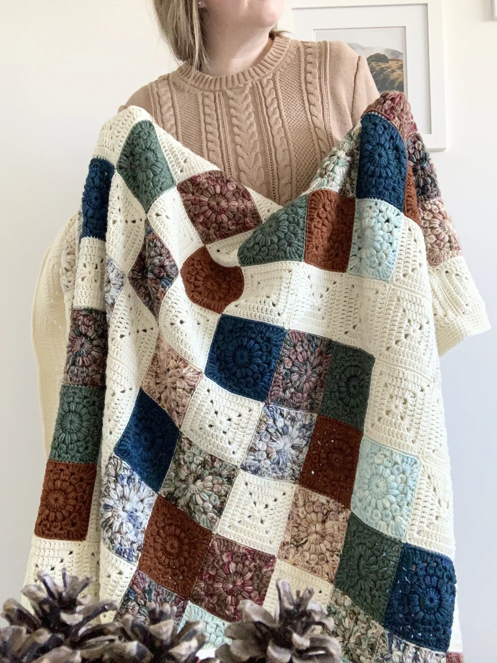 Nordic Star Sunburst Blanket Pattern x Cozy in Colorado Collection