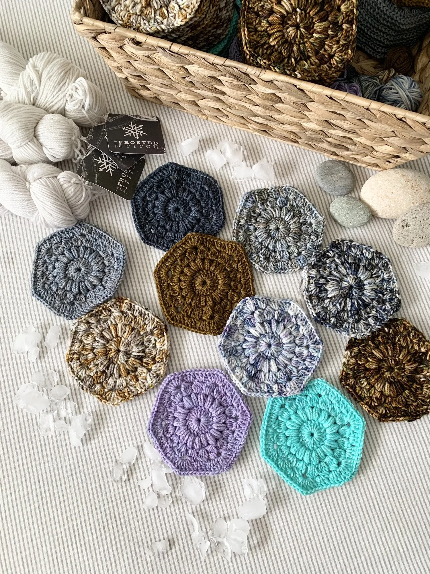 Hygge Burst Hexie Blanket Pattern x Studies in the Arctic