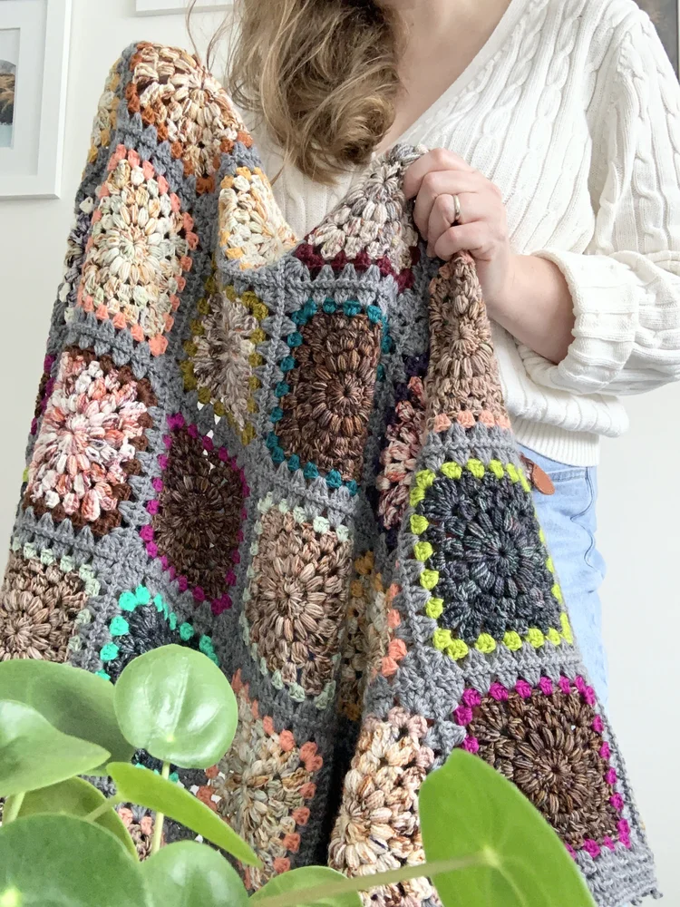 Sock Set Stash Buster Hygge Burst Blanket Pattern 2024 — NautiKrall Crochet
