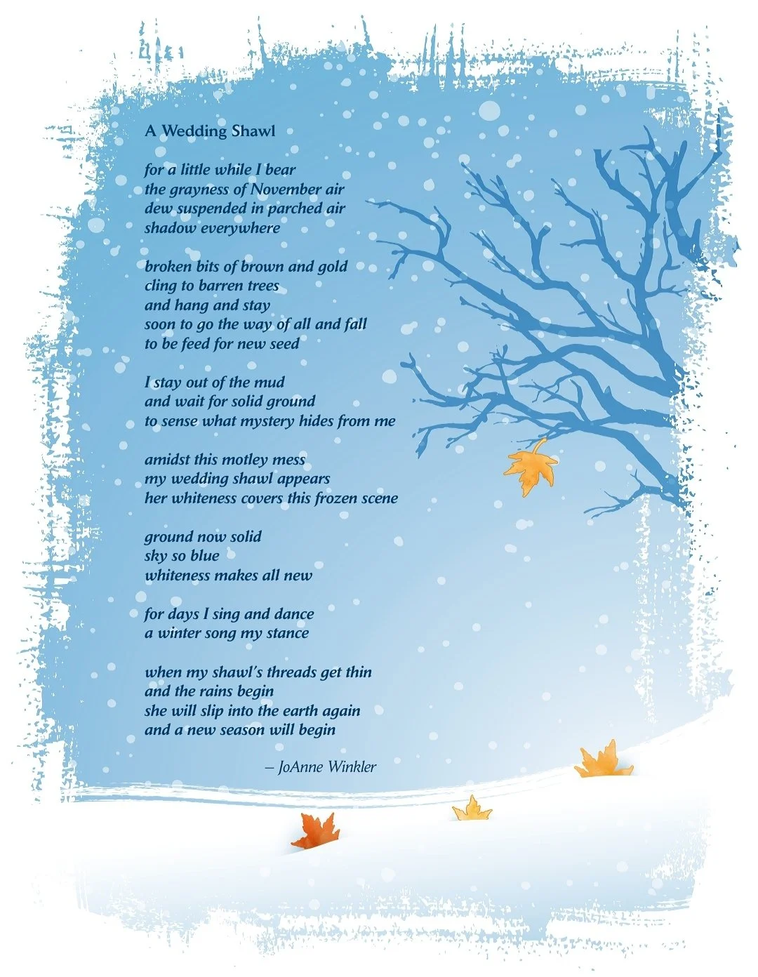 "Winter Shawl" by Joanne Winkler