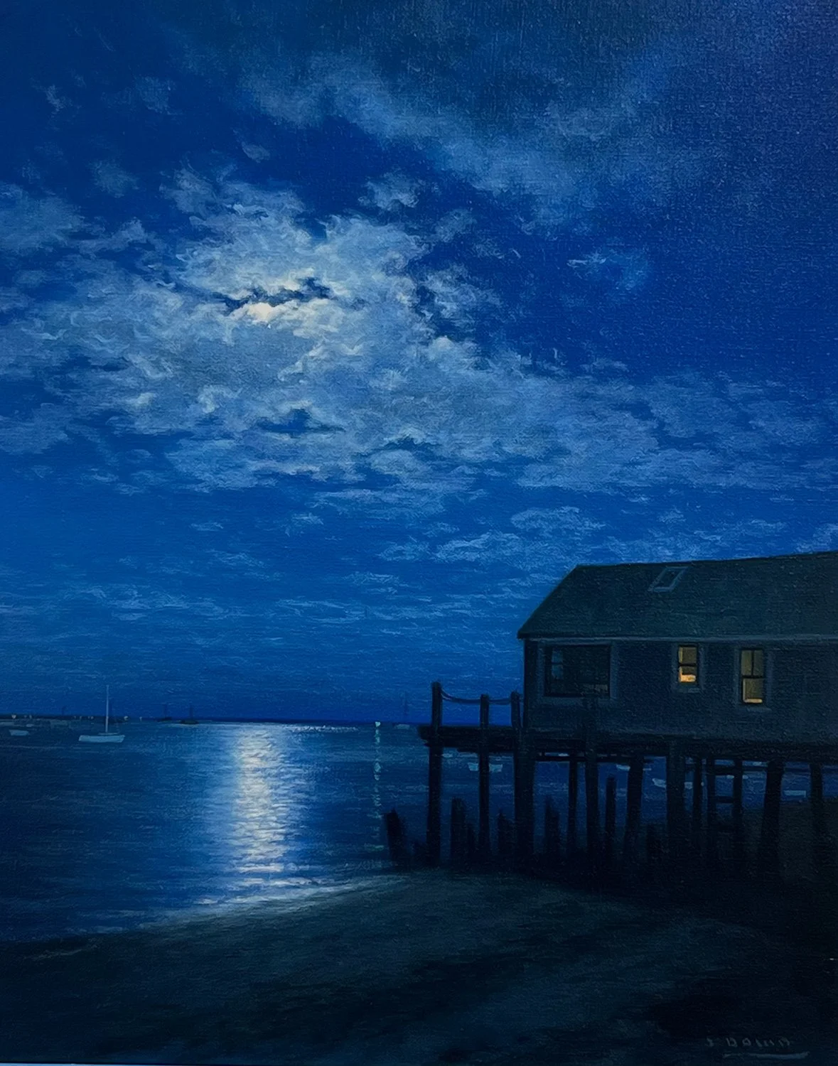 On the Beach at Night