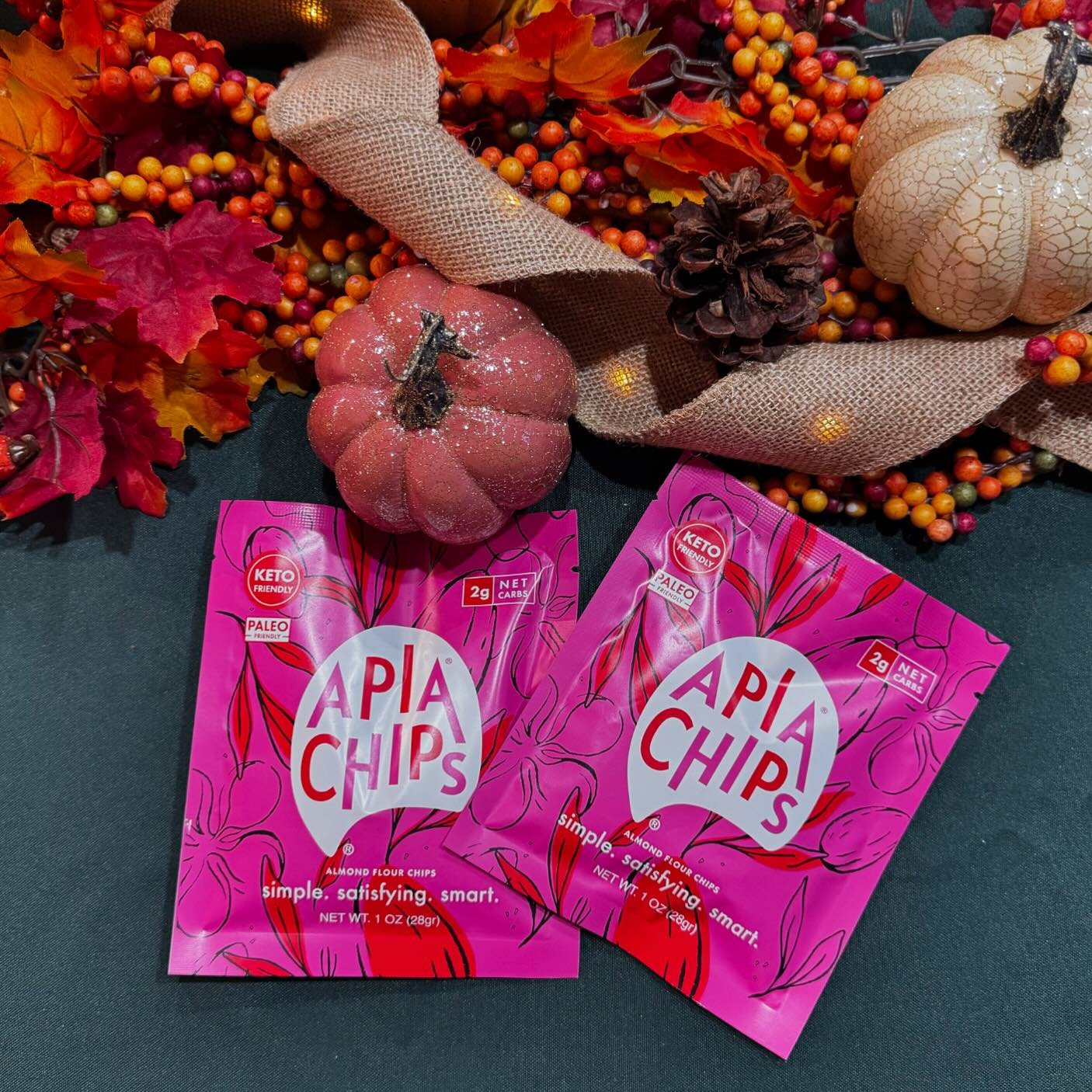 🍁🦃 Give Thanks with Apia Chips! 🦃🍁

This Thanksgiving, we&rsquo;re grateful for good food, family, and healthier snacking! 
Bring Apia Chips to your holiday table for a delicious, low-carb option that everyone will love. Perfect for grazing while