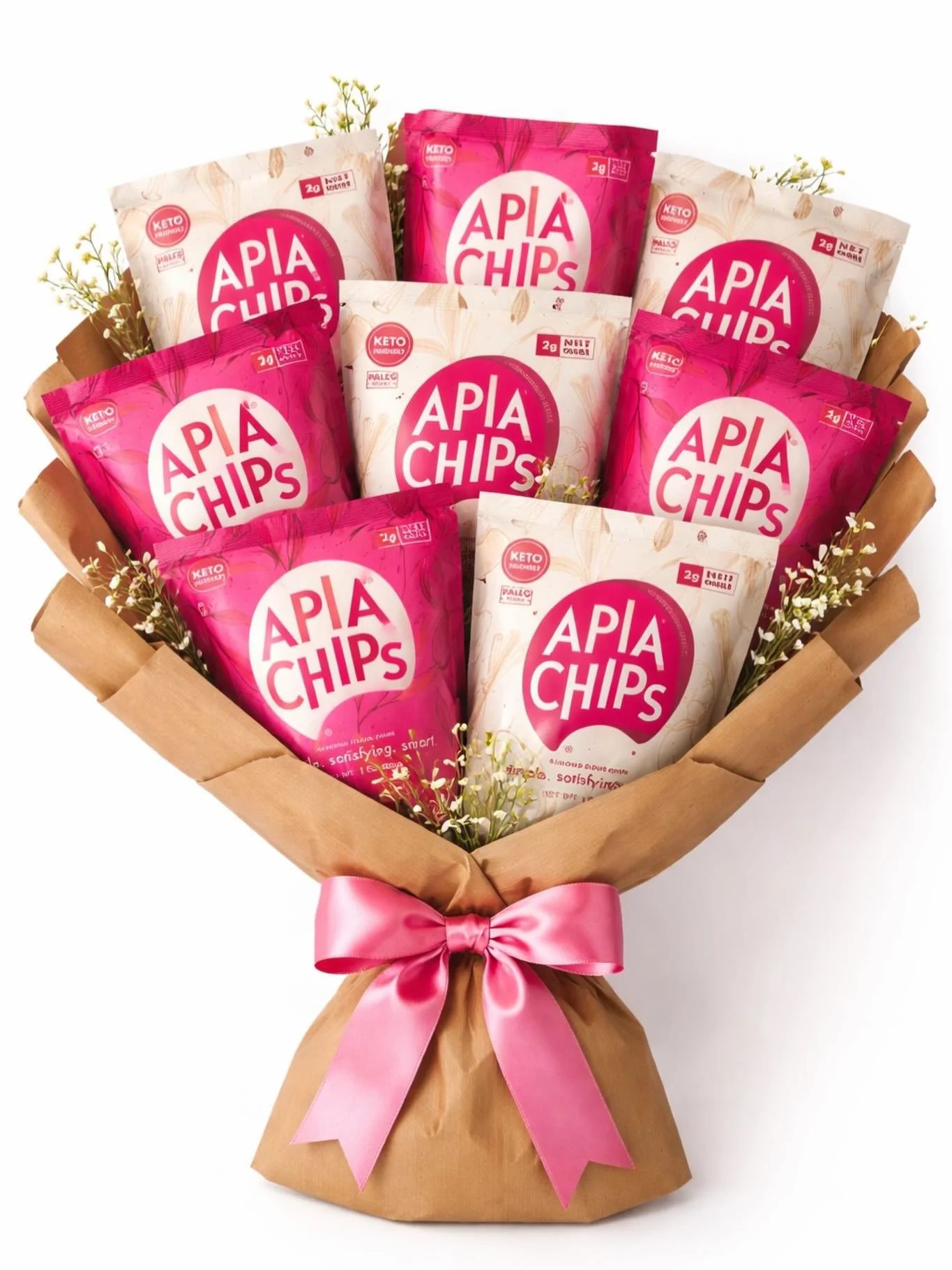 💕 Roses are red, violets are fine&hellip; but Apia Chips are the real Valentine. 💕

This Valentine&rsquo;s Day, skip the ordinary flowers and gift something unexpected, delicious, and smart 🌸✨
Our Apia Chips bouquet is:
💗 Keto &amp; Paleo friendl