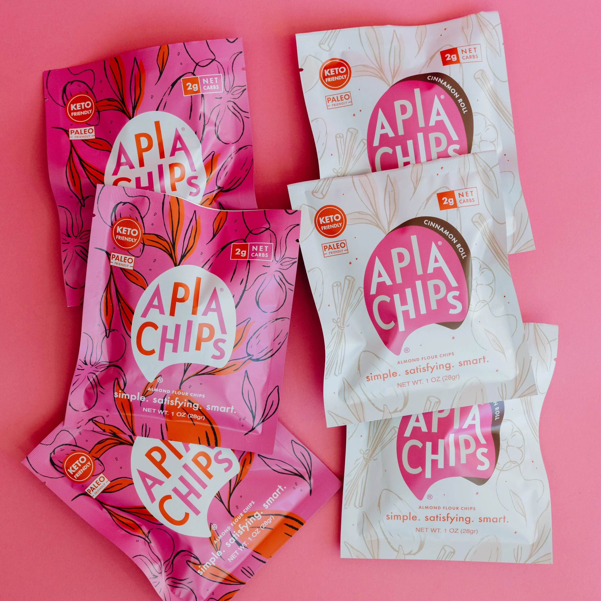 Meet the chip made differently. 🌰✨

Apia Chips are made with almonds and crafted for anyone looking for a crunchy, better-for-you snack without sacrificing flavor.

With our Variety Pack, you can try both:

🤍 Original
🤎 Cinnamon Roll

Each 1 oz ba