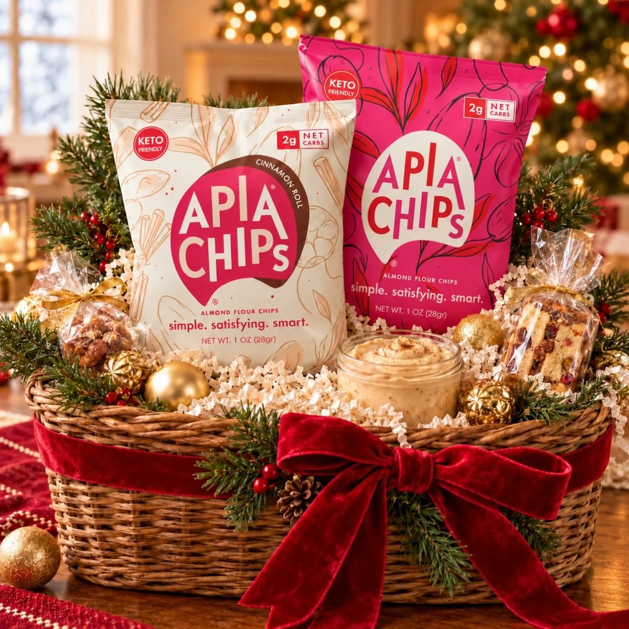 Start thinking about Christmas presents&hellip; We all have that one friend or family member who eats keto or paleo&hellip; and we never know what to gift them! 🎄🎁

Give them something crunchy they&rsquo;ll actually enjoy! Apia Chips are an innovat