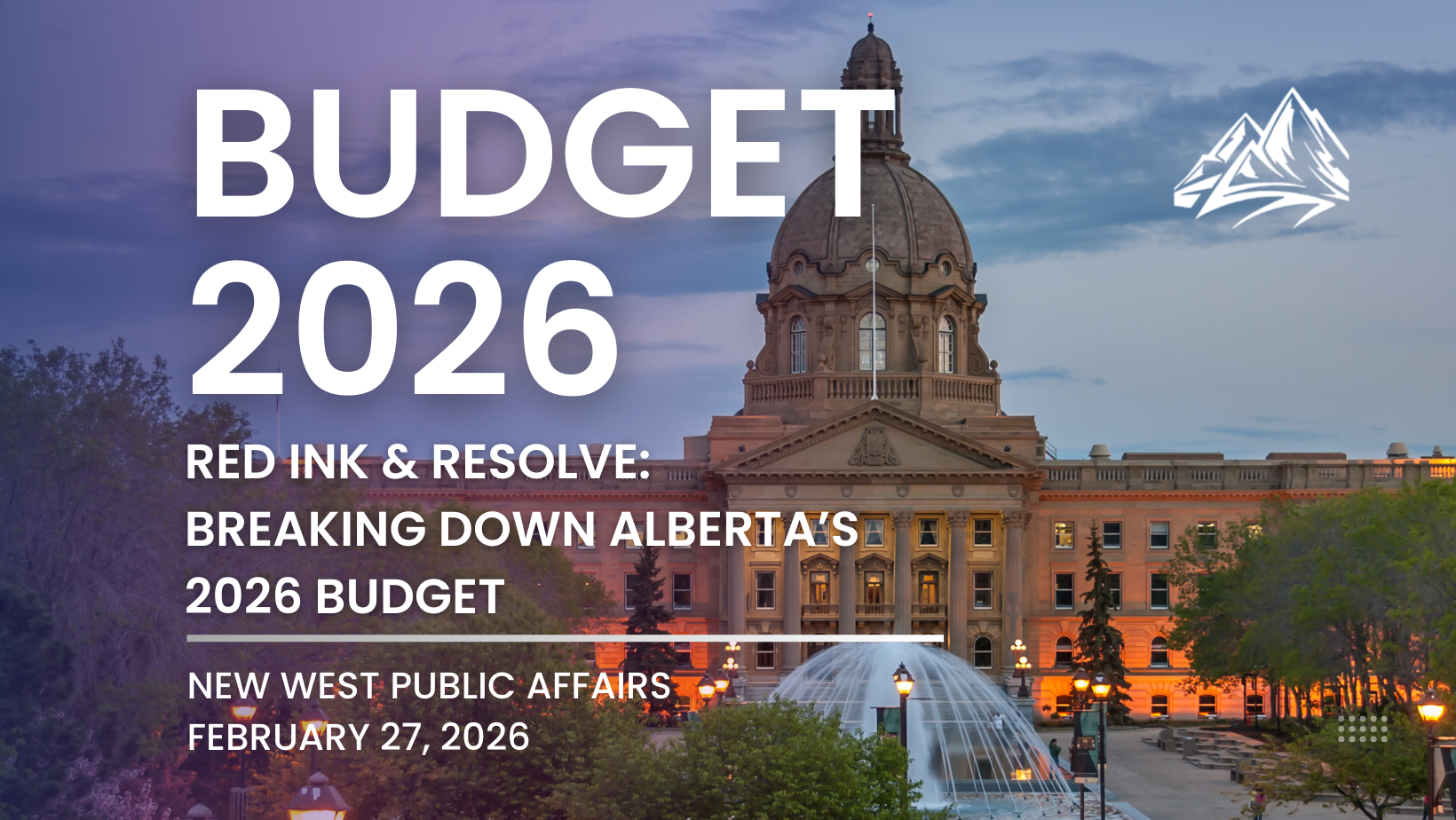 Alberta Budget 2026 