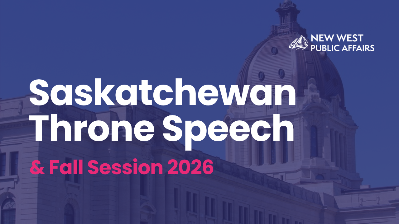 Saskatchewan Throne Speech and Fall Session 2026