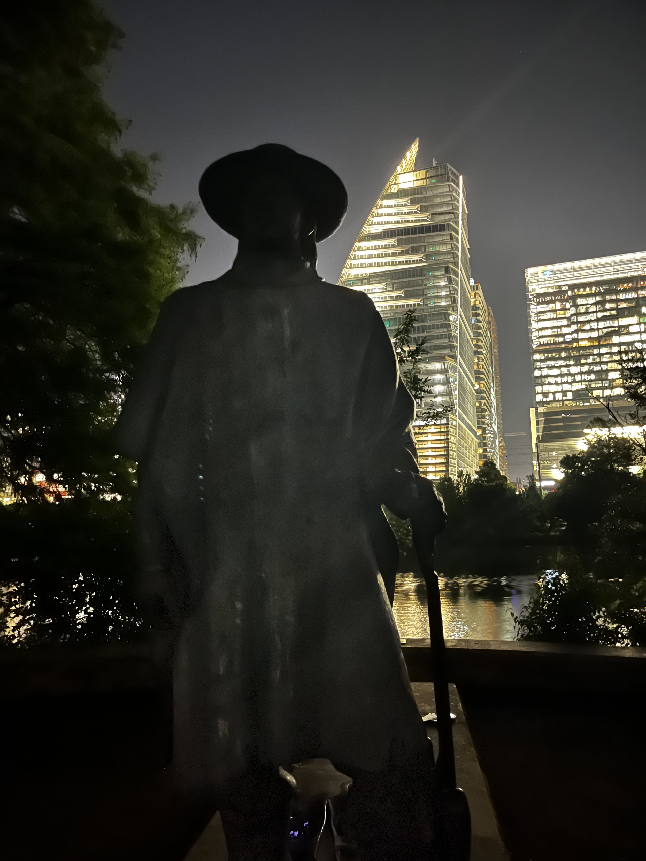 Stevie Ray Vaughan on the Austin Waterfront