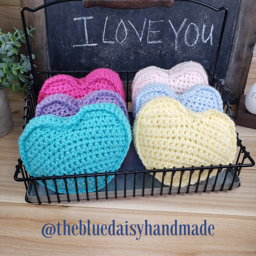 Crocheted Hearts