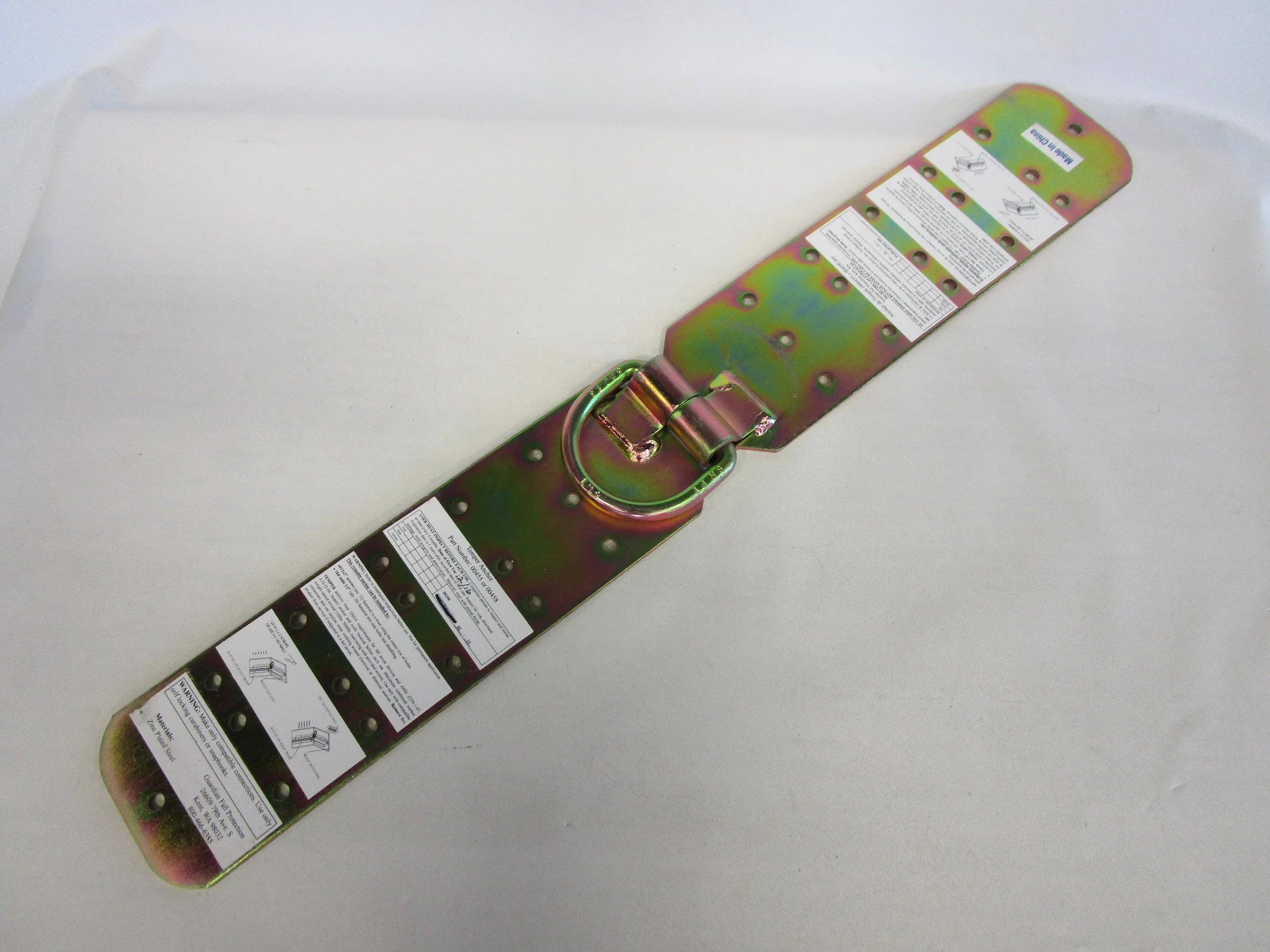 Guardian 00455 Reusable Temper Anchor for Flat - 45 Degree Roof Pitches.