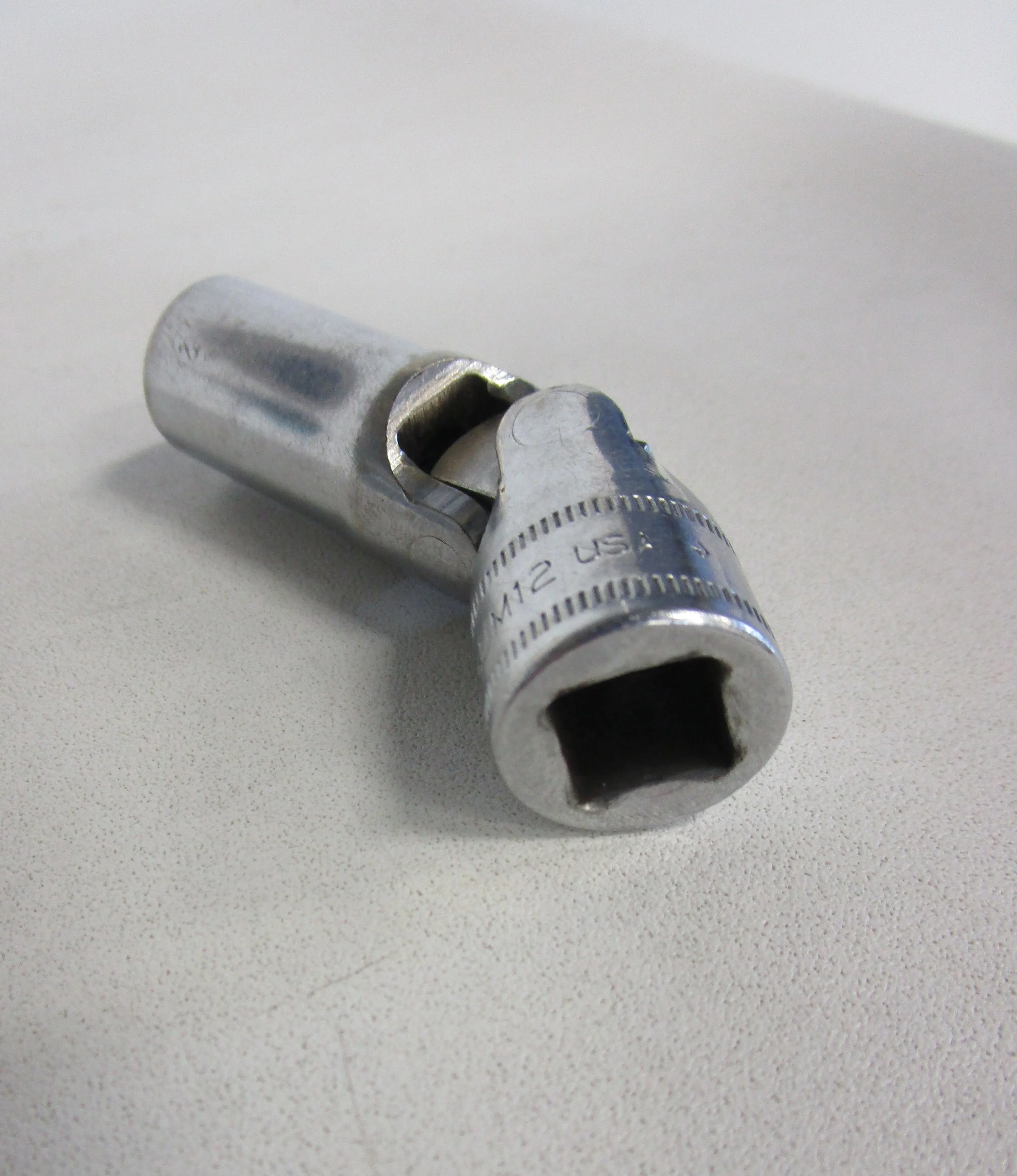 Snap-On SFSUM12 3/8" 6-Point 12mm Deep Universal Socket.