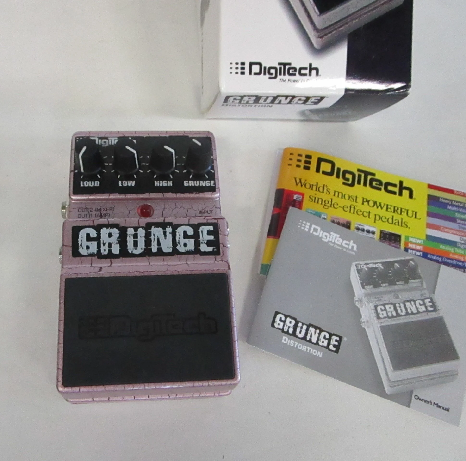 DIGITECH GRUNGE GUITAR Distortion Pedal.
