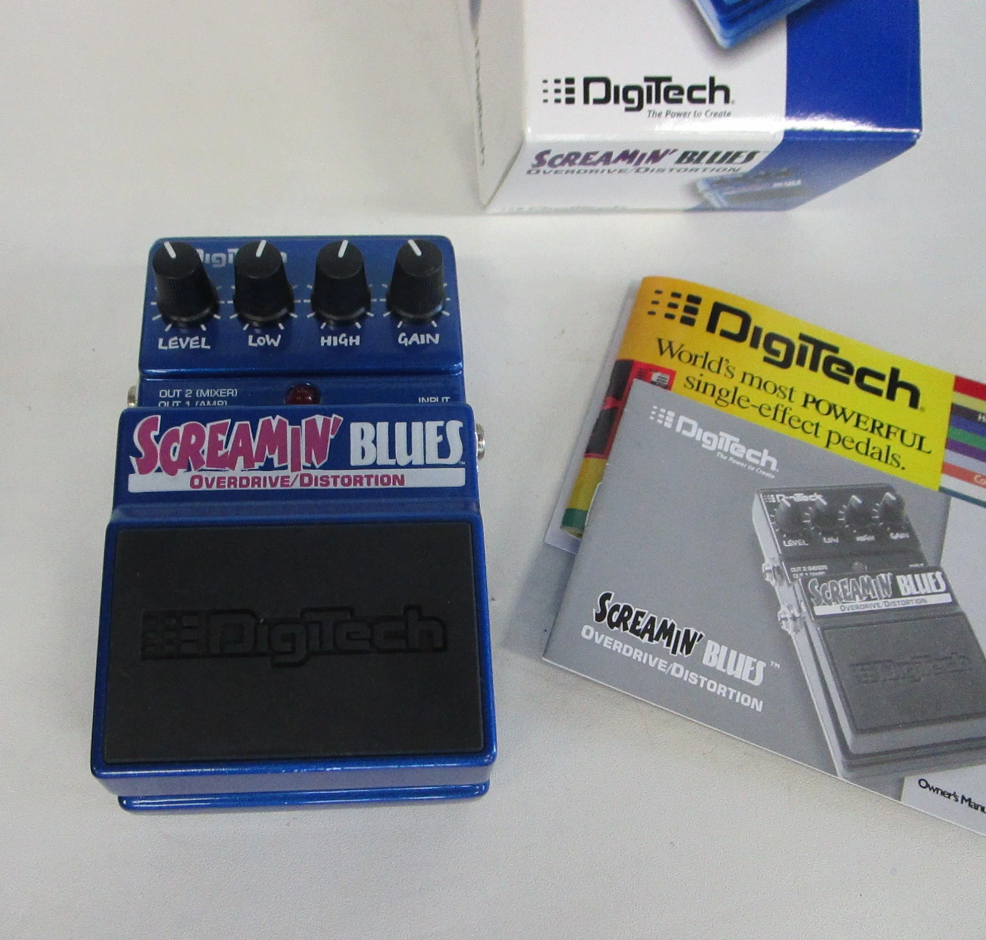 DIGITECH SCREAMIN BLUES GUITAR Overdrive /Distortion.