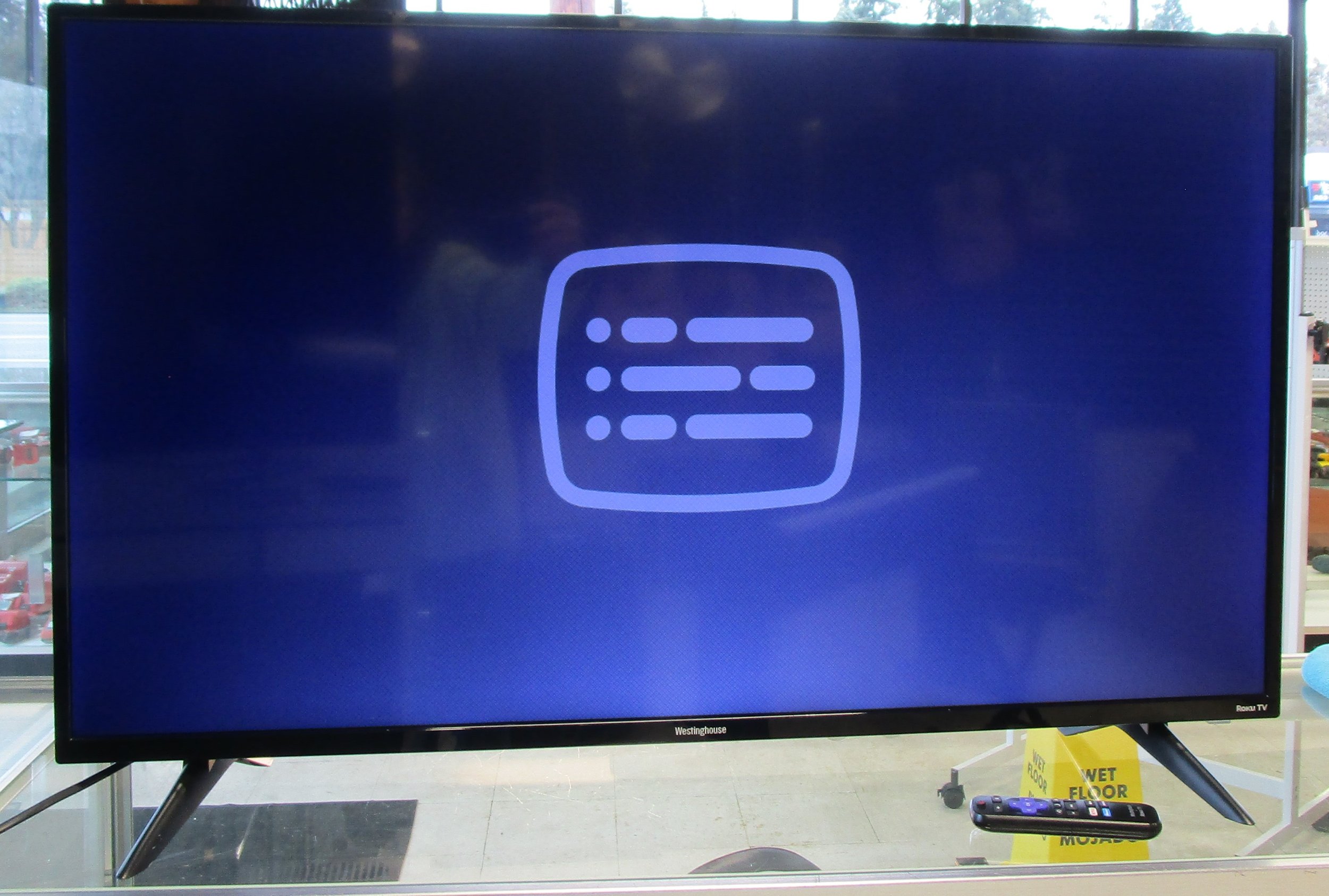 TCL 55S421 55" 4K UHD Roku Smart TV w/ Power and Remote.