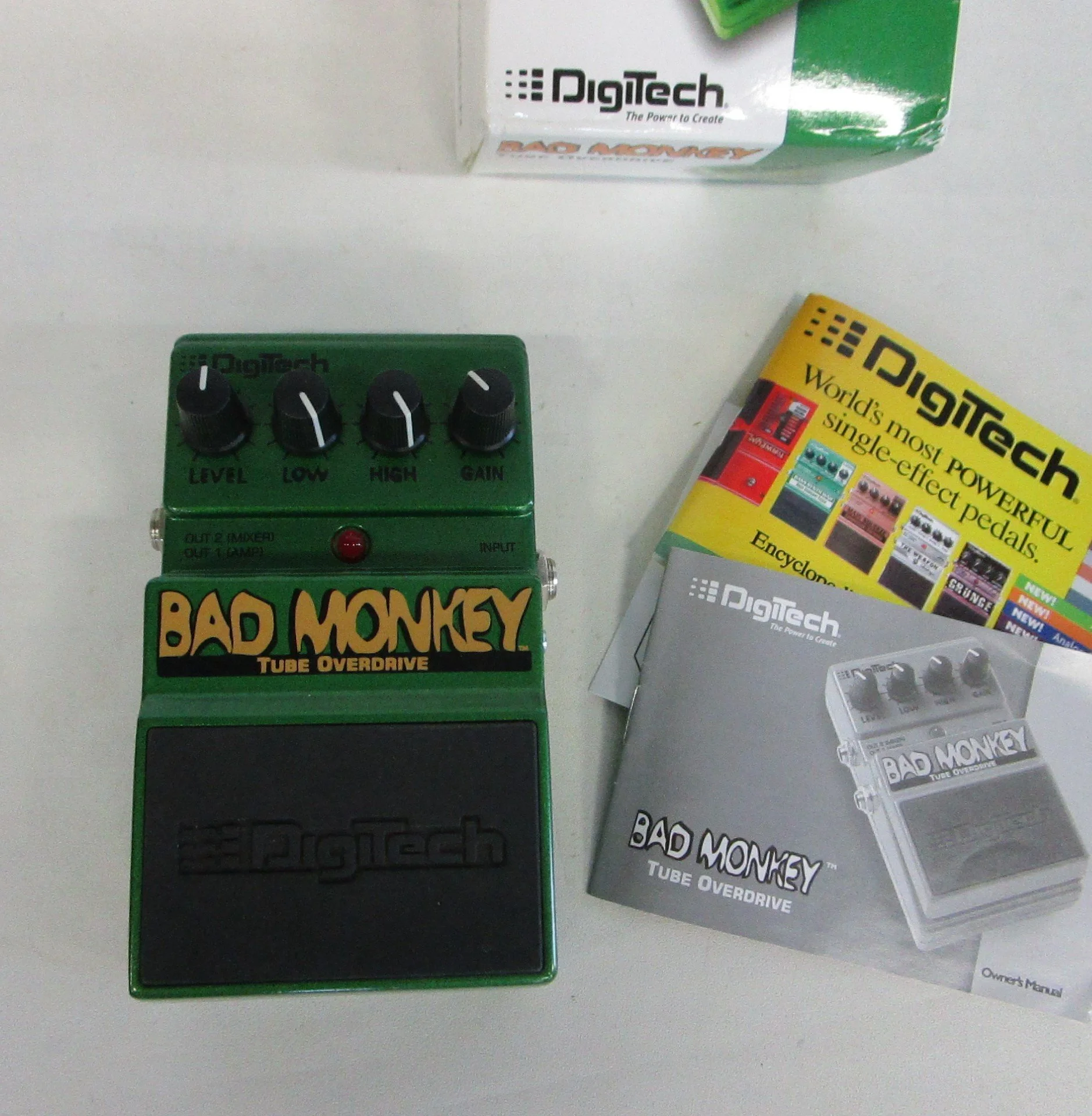 DIGITECH Bad Monkey GUITAR Tube Overdrive Pedal.