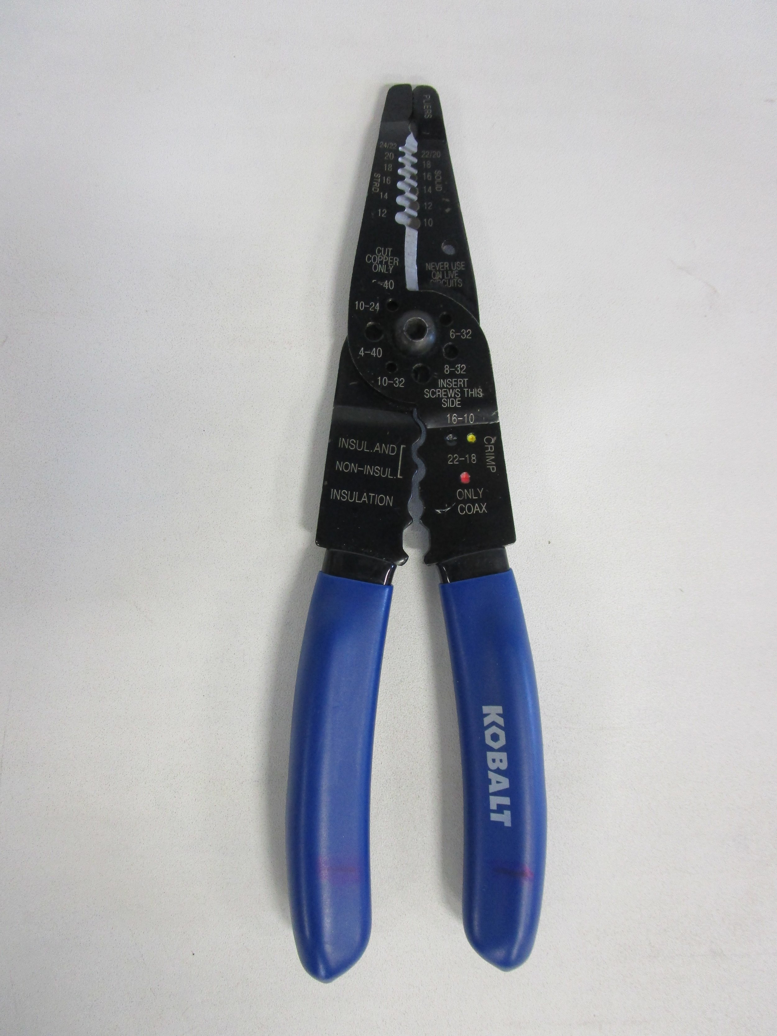 Kobalt KBSWT15 Wire Strippers / Crimpers.